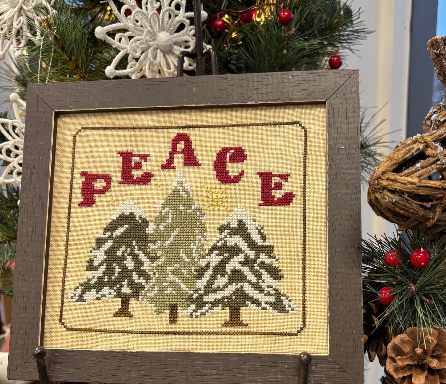 Peace Cross Stitch Chart