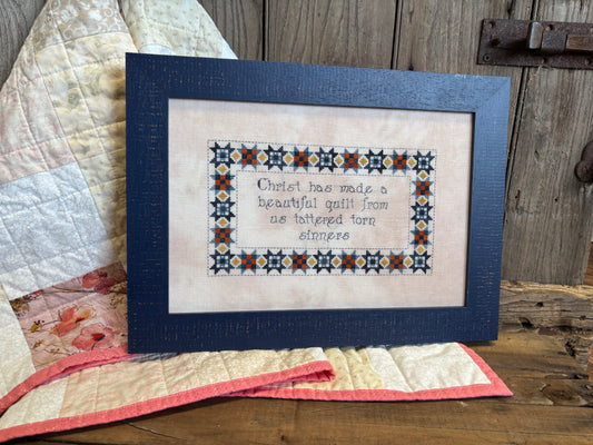 Tattered Sinners Cross Stitch Pattern Print